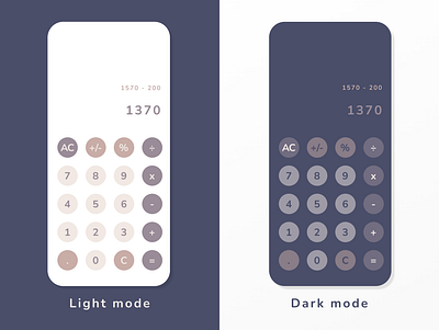 Daily UI | # 004 - Calculator app daily ui design figma ui