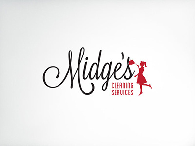 Midge's Cleaning Services branding logo