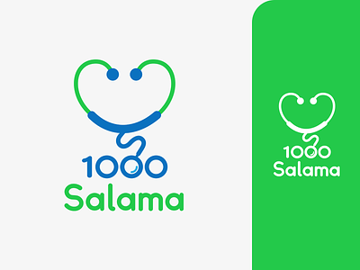 1000 Salama ai app application brand branding design doctor drugs flat illustration logo logo design logodesign medical medical app