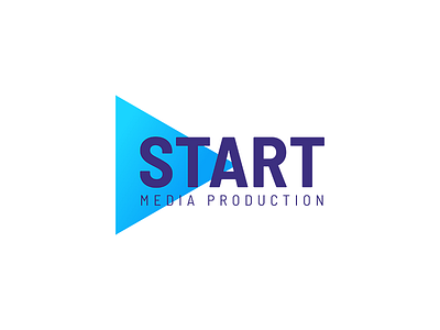 Start Logo design digital logo media production start
