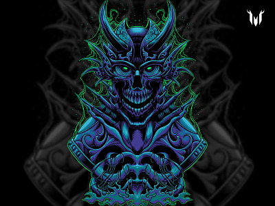 ending to start branding coveralbum darkart design graphic design illustration metal skull