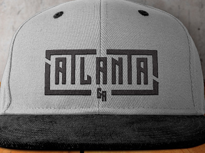 Atlanta Hat atlanta hat typography