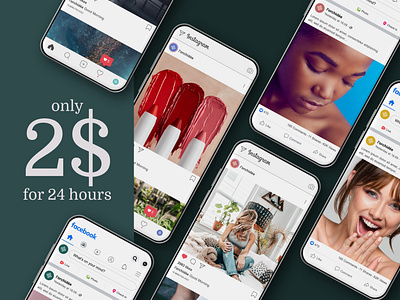 Facebook and Instagram Mockups