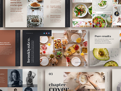 Brooklyn&co - Canva Presentation blogger blogger template buy canvas creative market digital digital product download free presentation presentation design product slide deck slideshow template