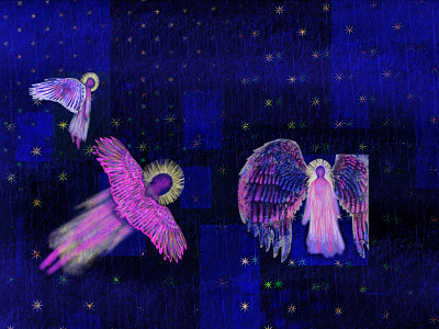 Angels | The Dream of Hansel & Gretel design graphic design illustration