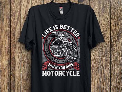 Motorcycle T-shirt Design bike bike t shirt design bikelife biker design graphic design motorcycle motorcycle t shirt design t shirt t shirt t shirt design t shirt design typography