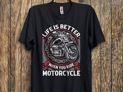 Motorcycle T-shirt Design