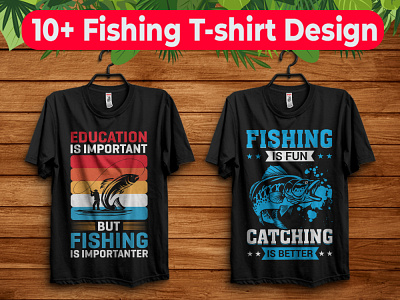 Fishing T-shirt Design Bundle fisher fishing fishing t shirt fishing t shirt design fishing t shirt design bundle fishman graphic design t shirt t shirt design