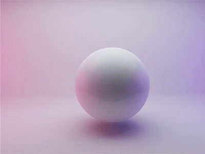 Rolling Ball 3d animated animation ball c4d lighting pastel