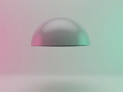 Layered Ball 3d animated animation ball c4d cinema4d layers lighting pastel render rendering