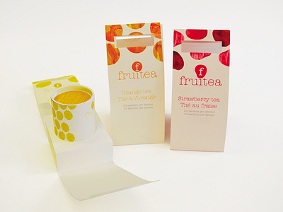 Tea Packaging branding fruit illustration logo packaging tea