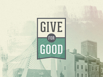 Give for Good banner city food drive give good united way