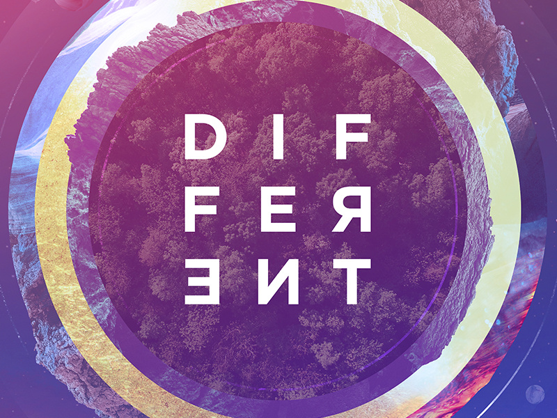 Different space gold circle different sermon series