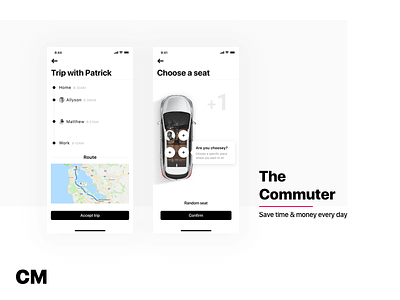 The Commuter - Part 5 car car sharing carpool commute drive driver passenger profile ride seat transport uber