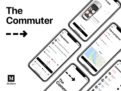 Medium debut — The Commuter car car sharing carpool commute drive driver mobile app passenger scoop transport uber