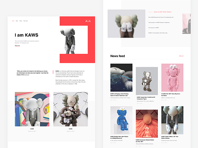 KAWS — Home page