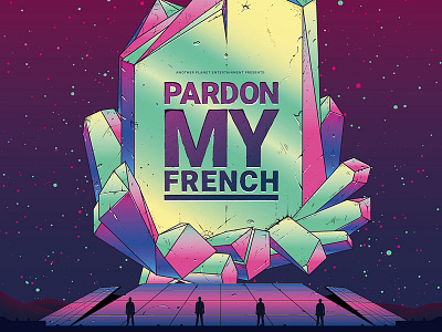 Pardon My French building desert dj electronic french pardon psychedelic sci fi snake stars stone