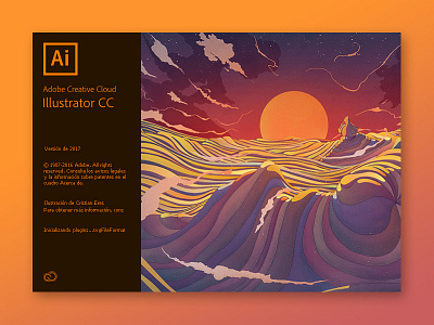 Illustrator CC 2017 2017 adobe cc illustrator screen splash