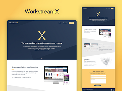 Workstream X Brochure Website branding brochure campaign management system design internal jekyll new product launch one pager sketch ux design web website
