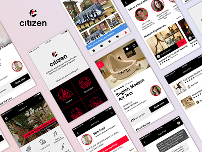 CitizenM App Concept app citizenm design general assembly guide jared hill local mobile tour travel ui ux