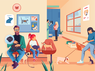 Pet Hospital by Lana Marandina 🇺🇦 for unfold on Dribbble