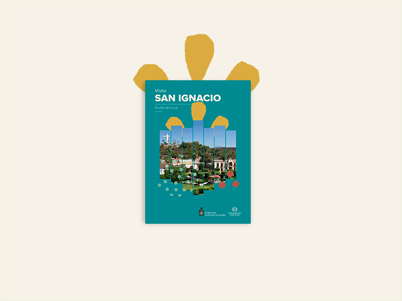 Travel Brochure brochure design editorial design editorial layout illustration mexico