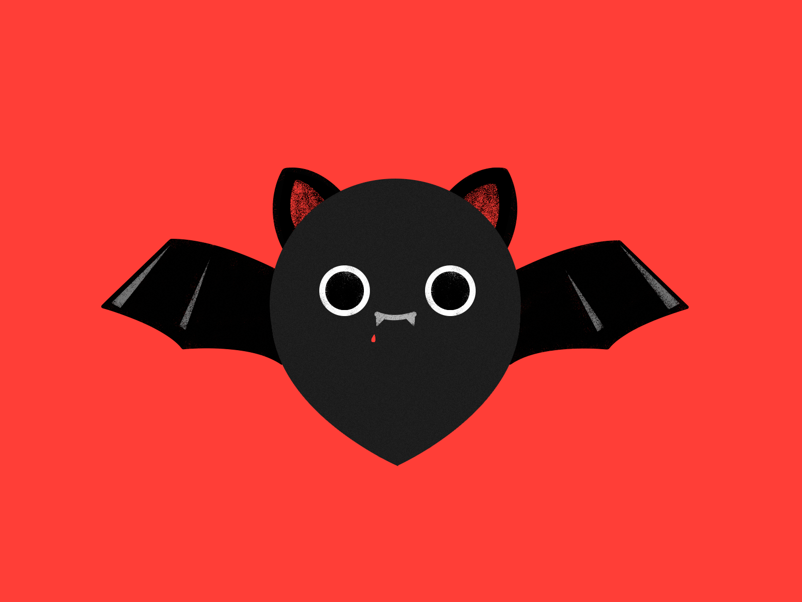 Little bat animation bat design gif gif animated halloween illustration vector