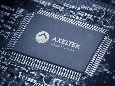 Axeltek - Logo Design chipset logo electronic logo electronic manufacturer logo ic logo logo logodesign nishdlive