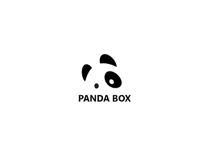Panda Box - Logo Design animal logo black and white logo box logo china lka logo nishdlive packaging logo panda panda logo