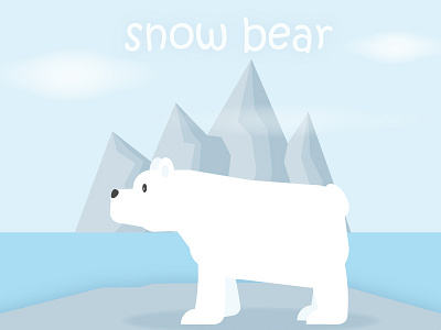 Snow Bear - Illustration Design