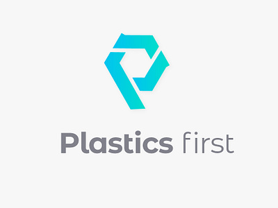 Plastics First - Logo Design adobe illustrator branding design eco friendly eco logo illustration logo nishdlive plastic plastics first recycle logo typography vector