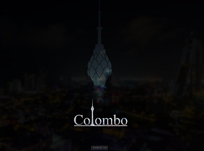 Colombo - Verbicon adobe illustrator design illustration lka logo nishdlive srilankandesign typography vector