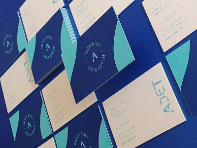 Ajet // Business Card collateral design design visual identity