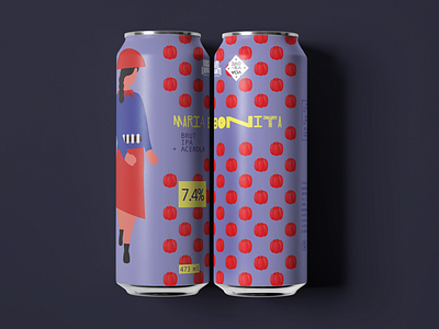 Maria Bonita - Beer Can beercan craftbeer graphicdesign