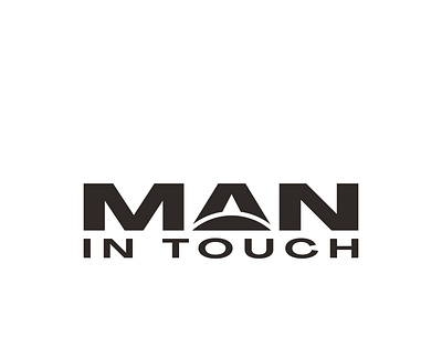 Man Logo design graphic design logo typography vector