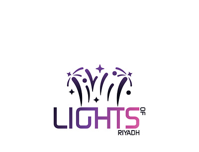 Lights Firework design graphic design logo typography vector