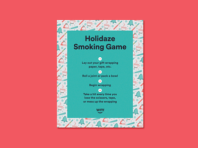 Holidaze Smoking Game