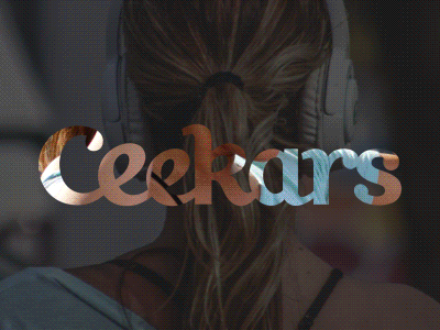 Ceekars Video Intro after effects animation bumper gif green teal video