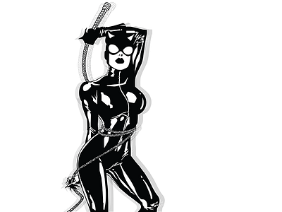 The Classic Catwoman illustration illustrator