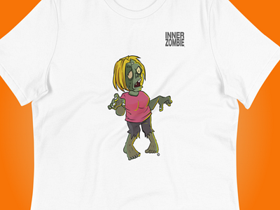 Diana the Zombie design illustration t shirt design t shirts zombie