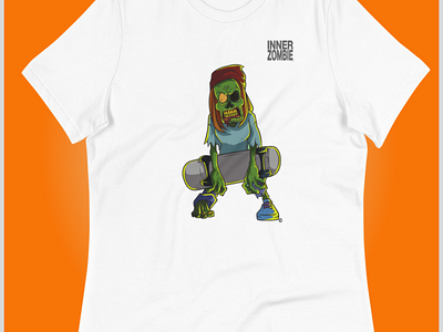 Sophie the Zombie Tee by InnerZombie design graphic design illustration t shirt design t shirts zombie