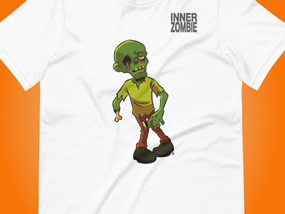 Victor the Zombie Tee by InnerZombie