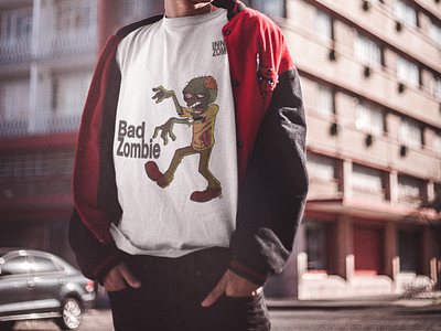 Bad Zombie Tee by InnerZombie