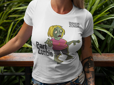 Part Zombie Tee by InnerZombie