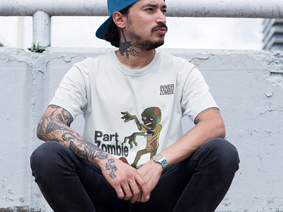 Part Zombie Tee by InnerZombie