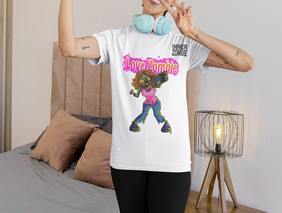 Love Zombie Tees by InnerZombie design graphic design illustration t shirt design t shirts zombie