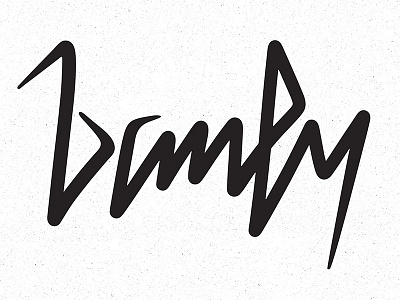 Banfy Logo branding graphic lettering logo texture type typography