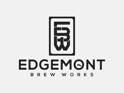 Edgemont Brew Works - Rebranding beer branding brewery identity logo logos monogram rebrand type