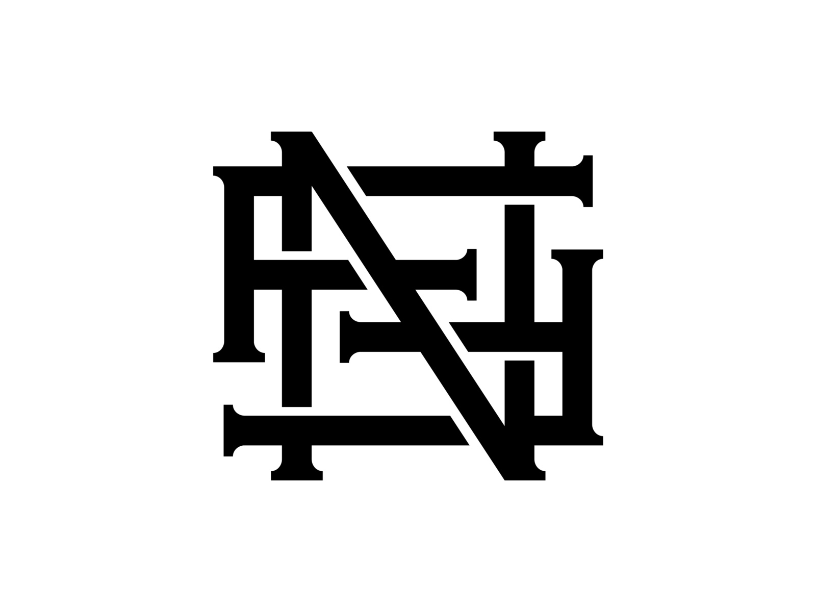 Flag Nor Fail Monogram by Kevin Schrecengost on Dribbble