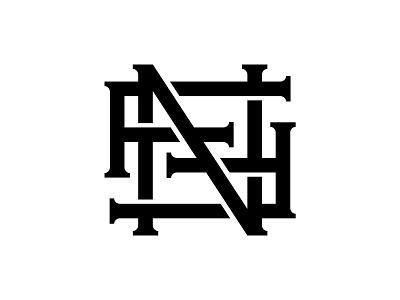 Flag Nor Fail: Monogram apparel fitness flag nor fail icon letters logo mark merch monogram serif type